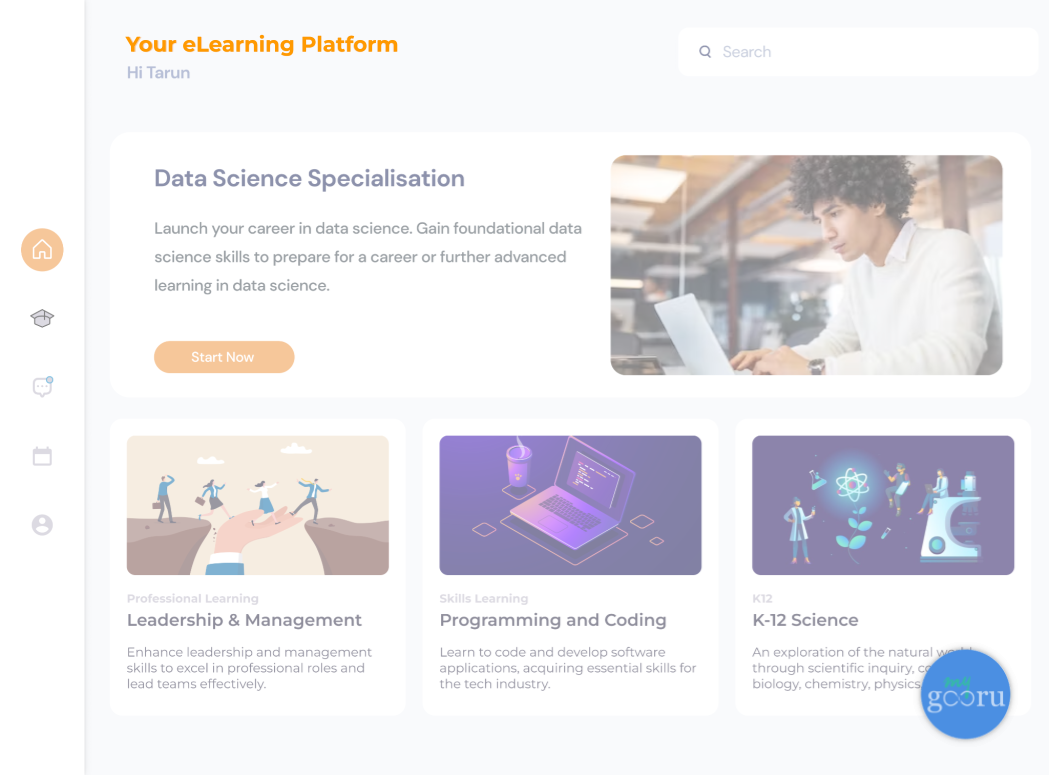 MyGooru on any eLearning Platform